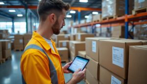 Le suivi international des colis assuré par un transitaire en entrepôt