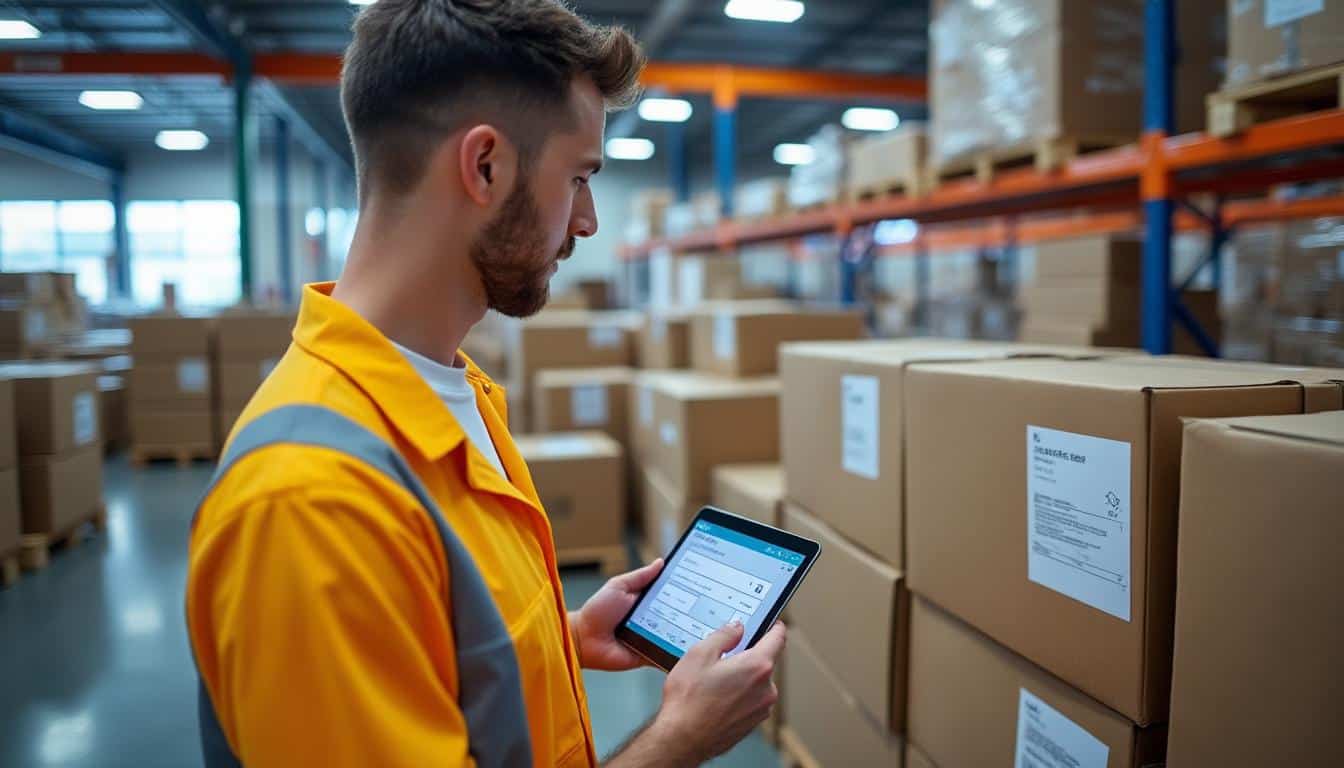 Le suivi international des colis assuré par un transitaire en entrepôt