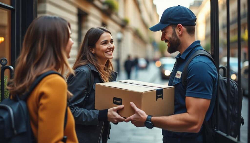 Avis sur la qualité du service professionnel de livraison