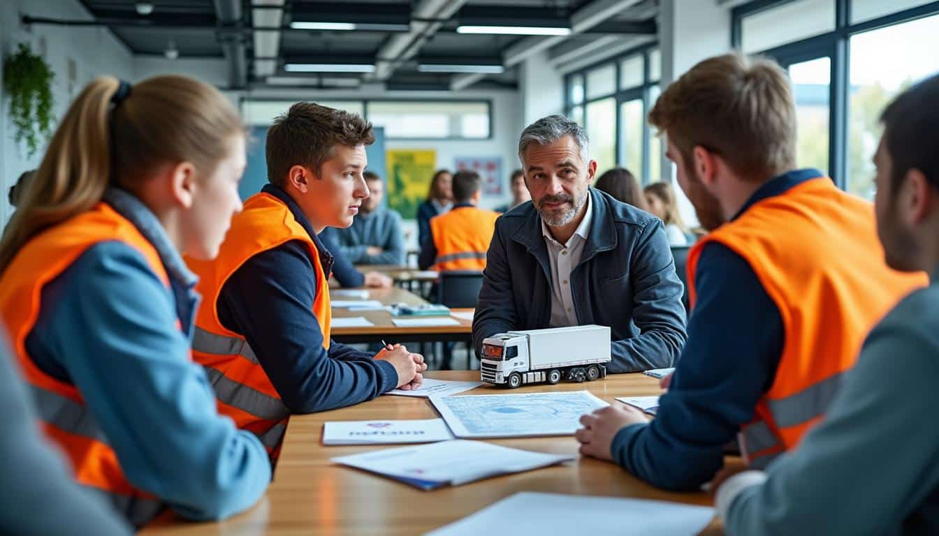 Illustration: Comprendre le rôle du centre de formation des apprentis pour les conducteurs routiers
