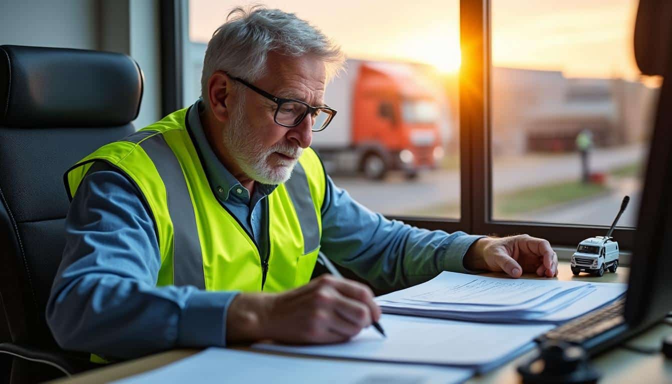 Illustration: Comprendre le congé de fin d’activité dans le secteur routier