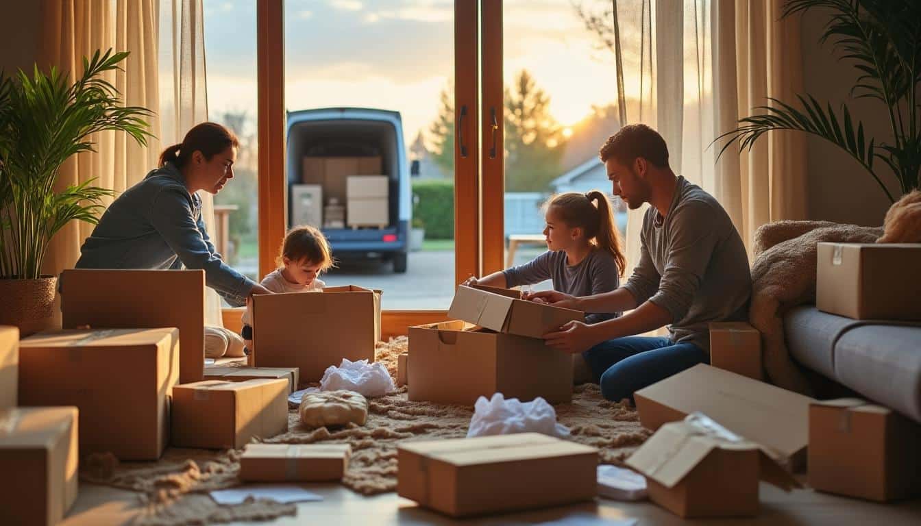 Illustration: Bien préparer son déménagement : organiser transport et emballage