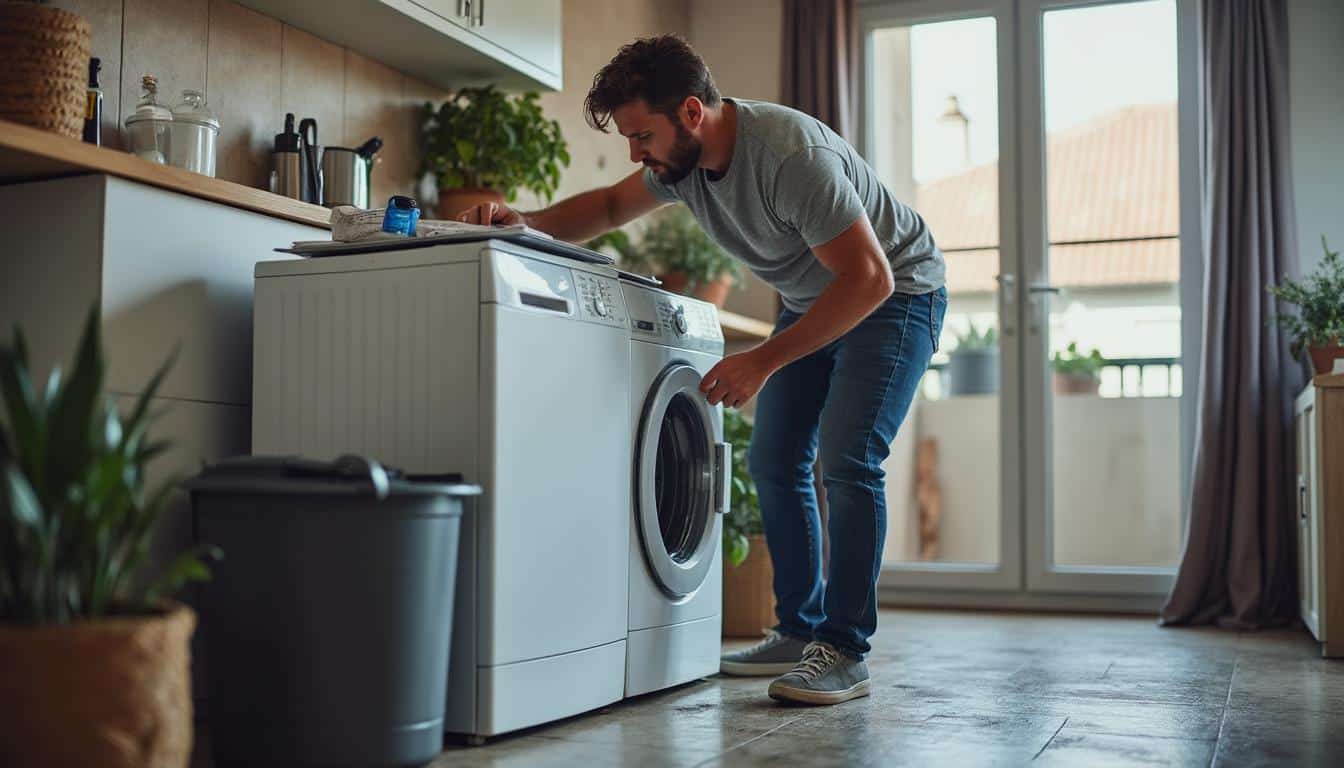 Illustration: Préparer correctement la machine avant un déménagement
