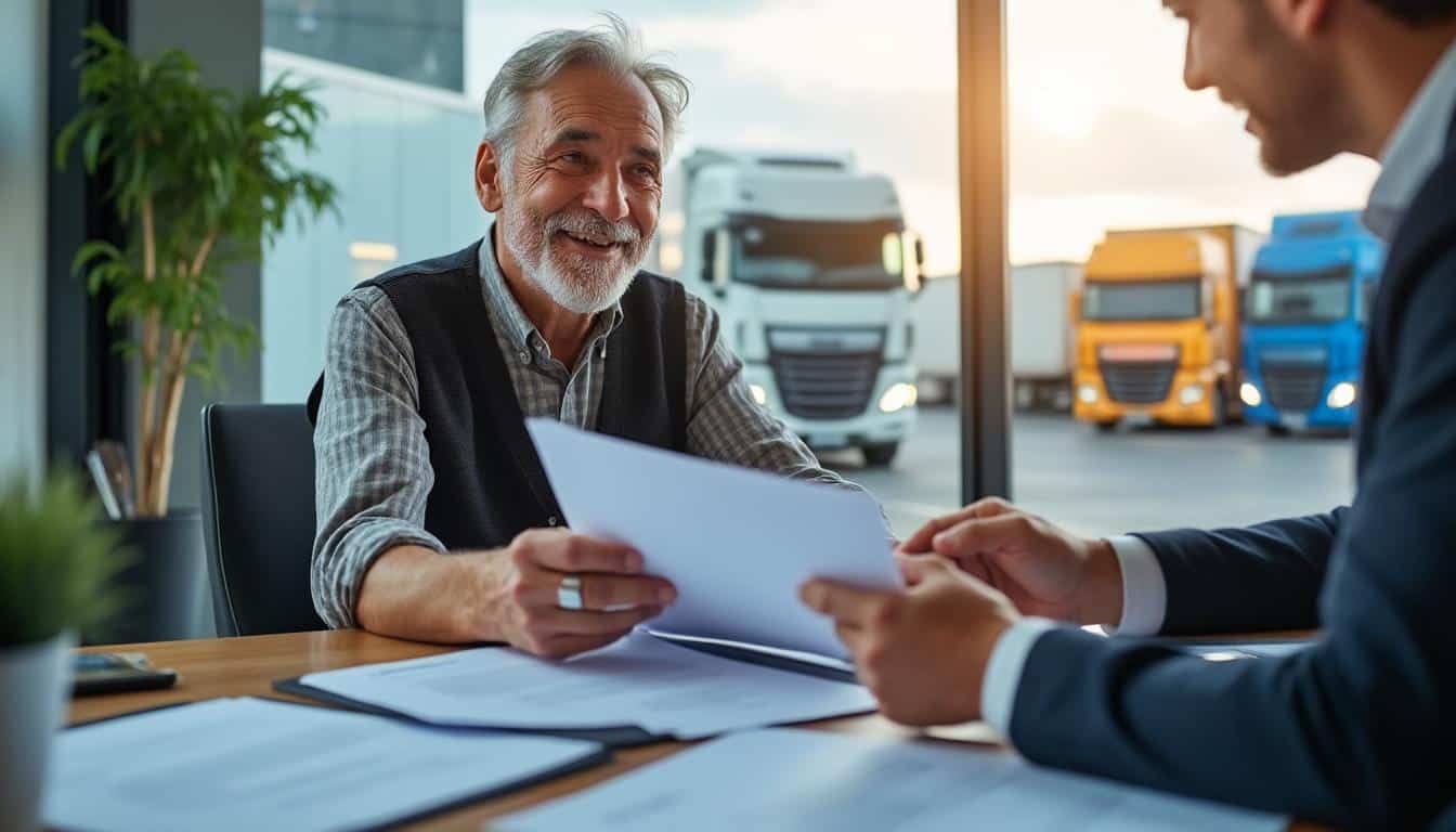 Illustration: Comprendre le congé de fin d’activité dans le secteur du transport routier