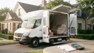 Camion de déménagement 40 m³ : volume, permis et coût