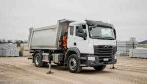 Camion-benne de 3,5 tonnes avec grue : bien le choisir
