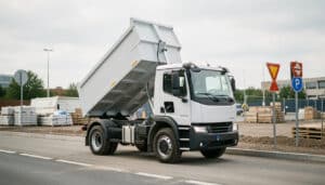 Camion-benne électrique : usages, choix et points clés