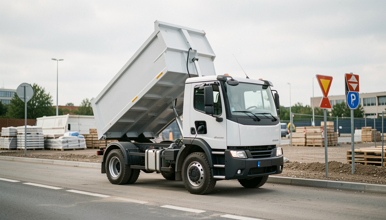 Camion-benne électrique : usages, choix et points clés