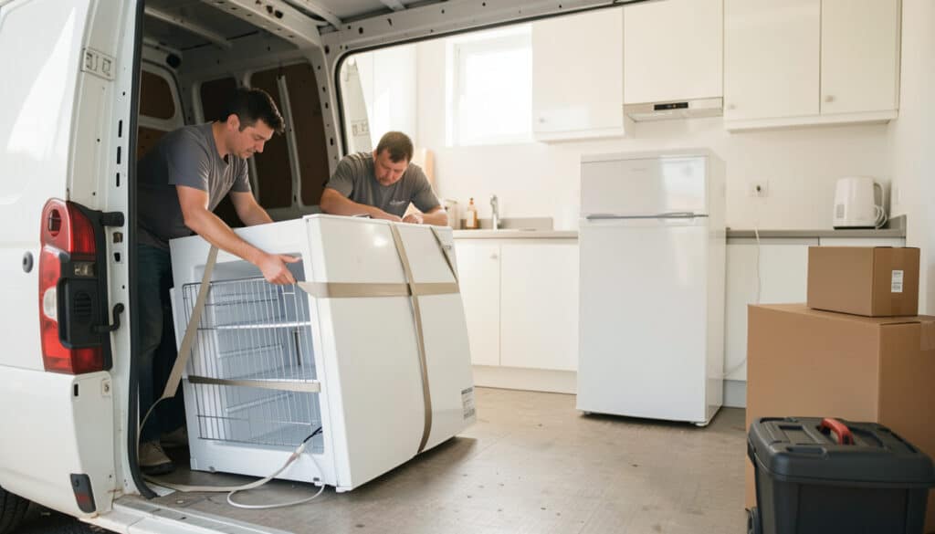Frigo transporté couché : que faire avant de le rallumer