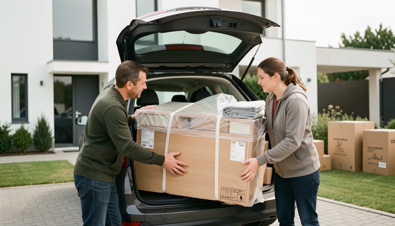 Transport de colis volumineux entre particuliers