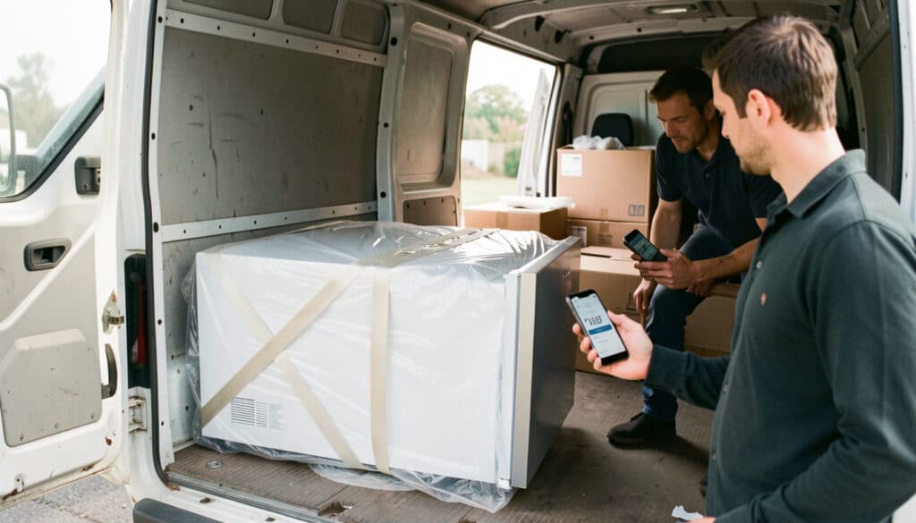 Frigo transporté couché : quand le rebrancher ?