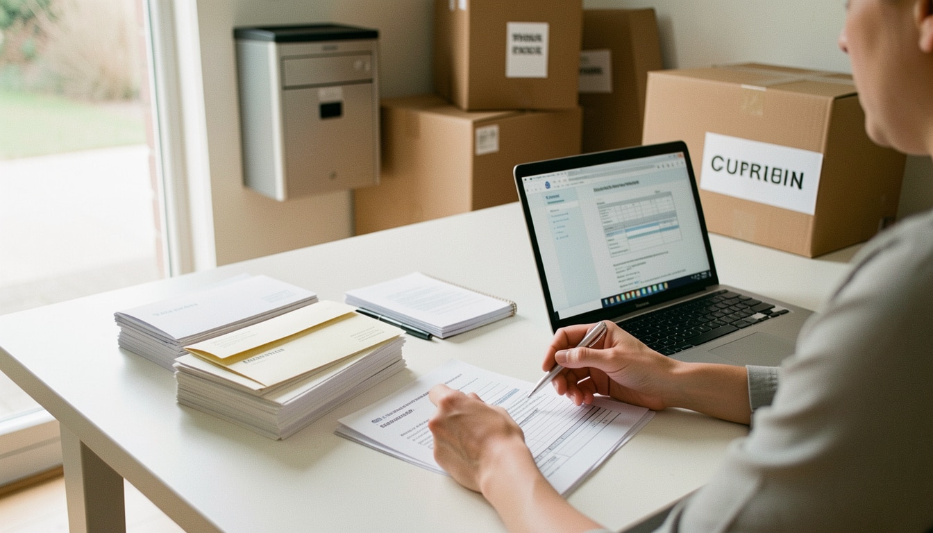 Changement d’adresse postale : démarches et délais