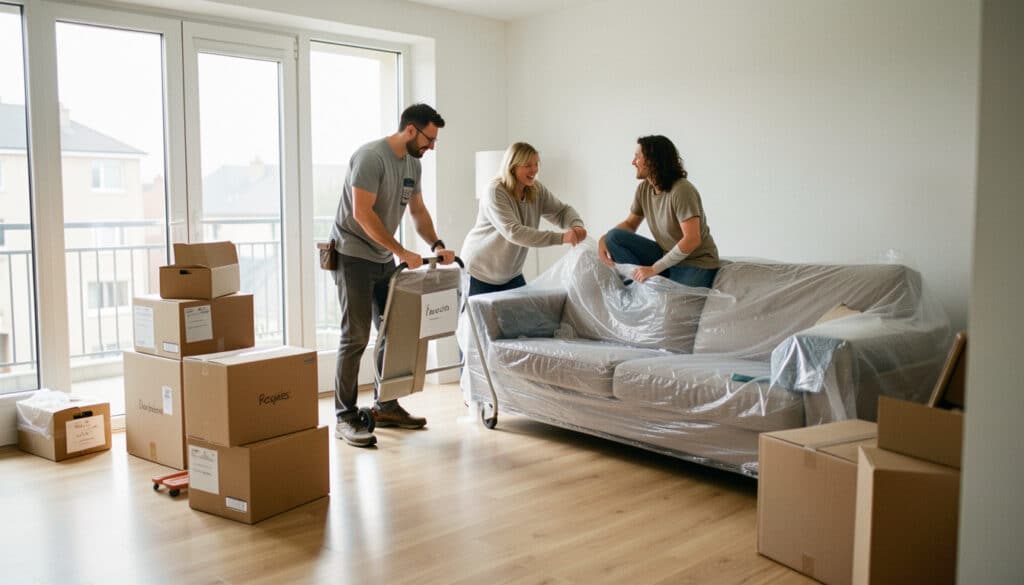 Comment se déroule un déménagement avec un déménageur