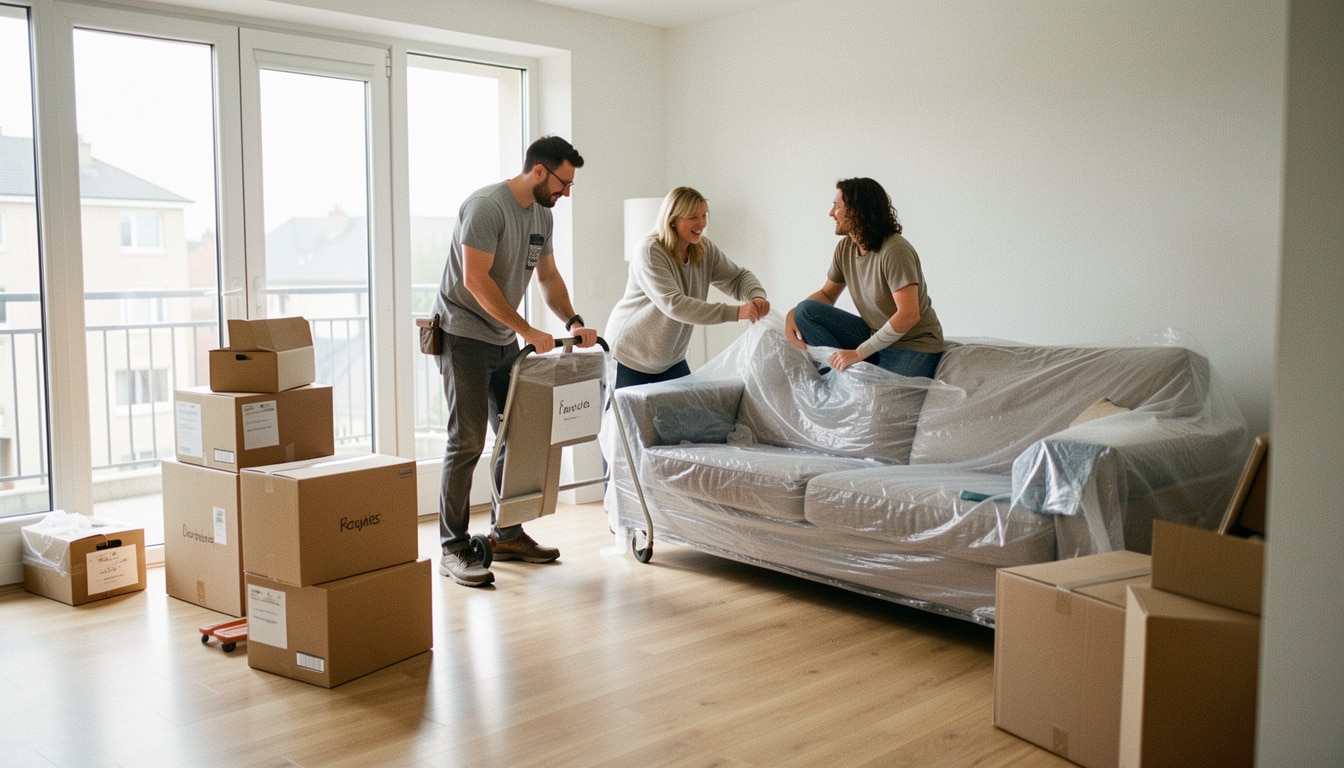 Comment se déroule un déménagement avec un déménageur